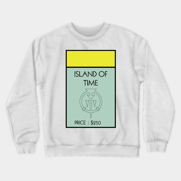 Island of Time Crewneck Sweatshirt by Jawes